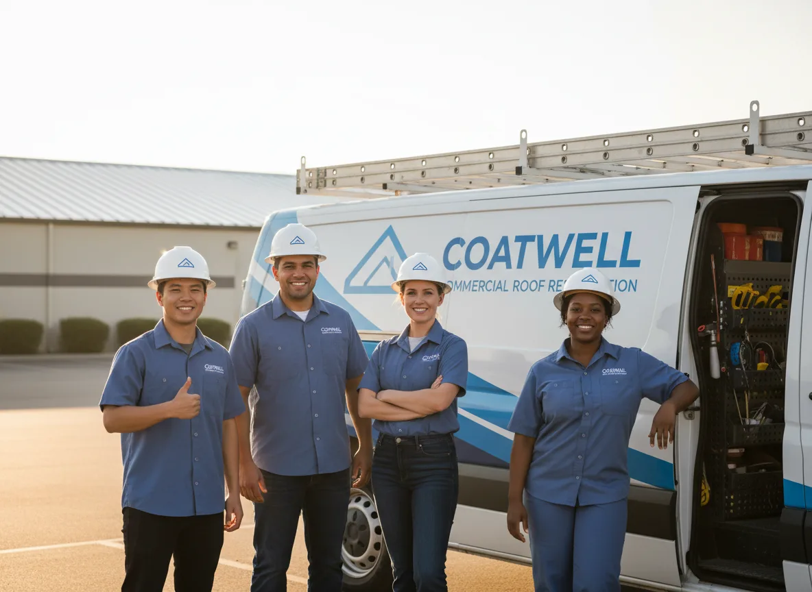 Commercial roof coating company in Covington, WA